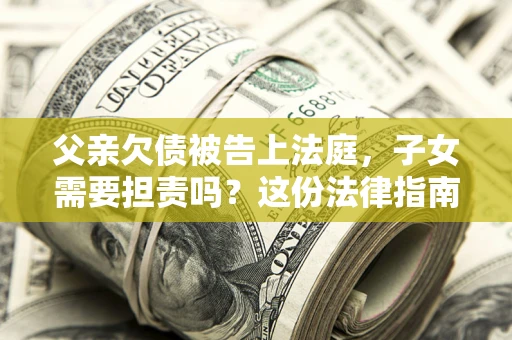 北京父亲欠债被告上法庭，子女需要担责吗？这份法律指南必须看完