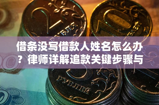 北京借条没写借款人姓名怎么办？律师详解追款关键步骤与证据链构建