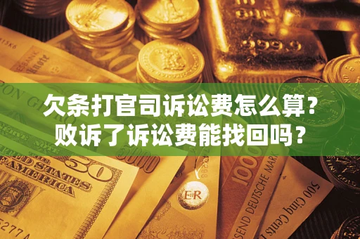 北京欠条打官司诉讼费怎么算？败诉了诉讼费能找回吗？