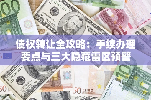 北京债权转让全攻略：手续办理要点与三大隐藏雷区预警