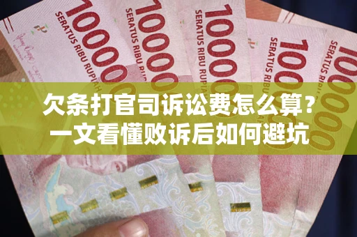 北京欠条打官司诉讼费怎么算？一文看懂败诉后如何避坑